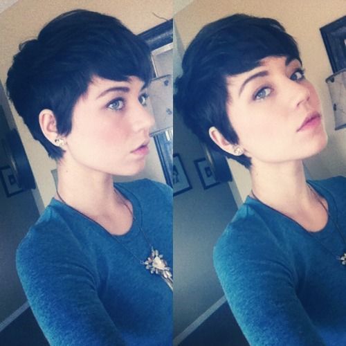pixie cut only sum can pull it off and she definitely does