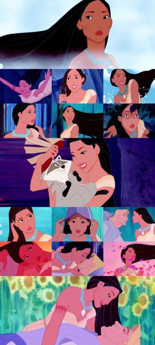 Pocahontas: wanted to be her when I was little.