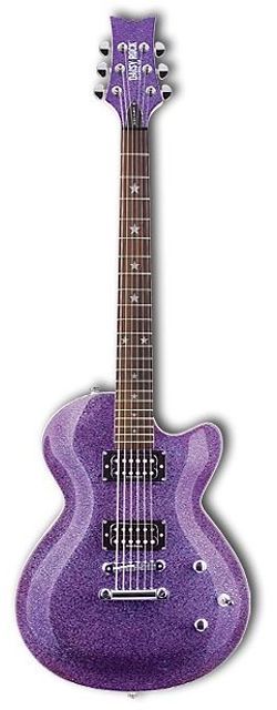 Purple Guitar Cake