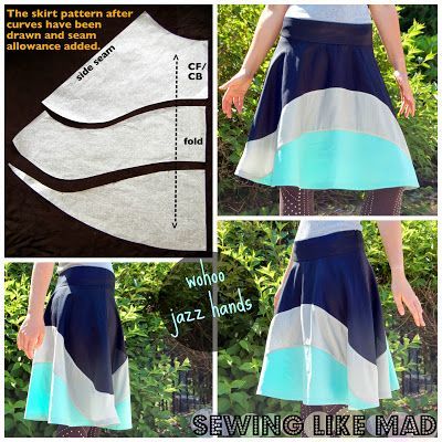 Sewing Like Mad: This is an adorable skirt.  Would love to try it out.