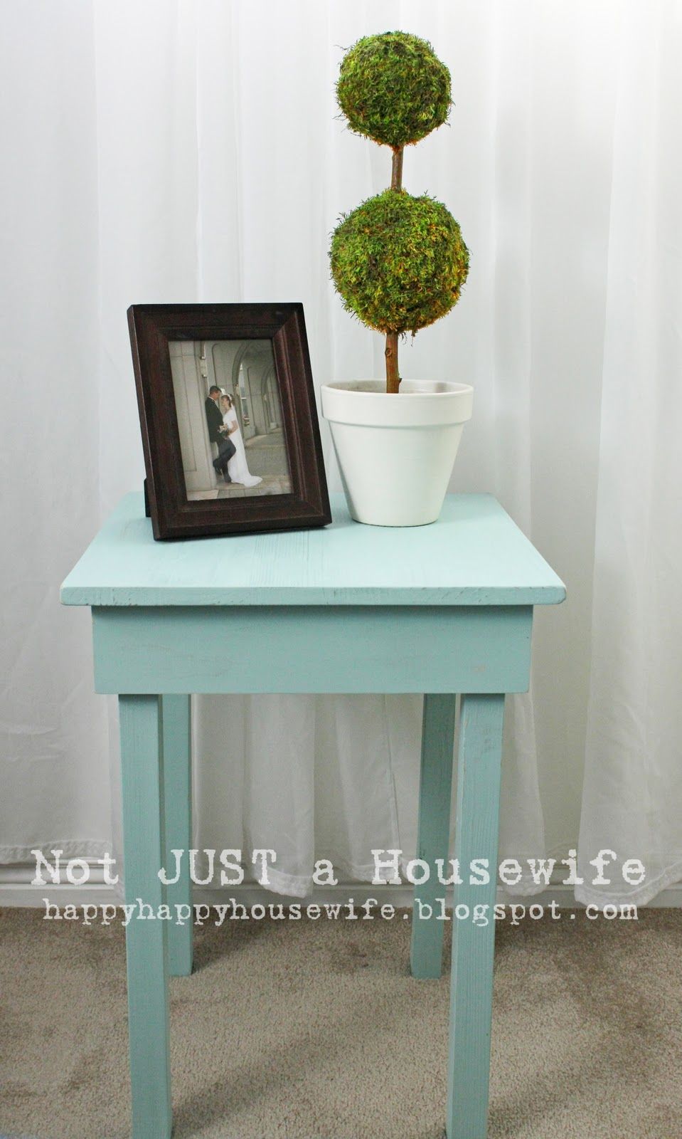 Side-Table Building Tutorial by Not JUST a Housewife ~~ Perfect for night stands