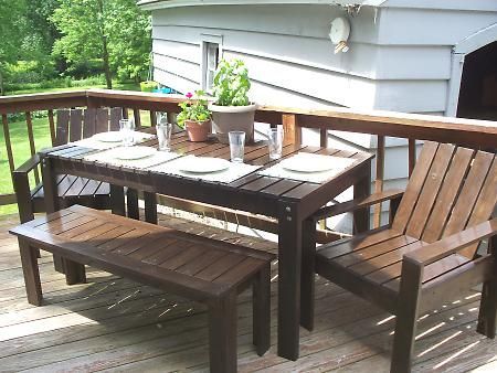 Simple Outdoor Collection, Anna White, links to plans