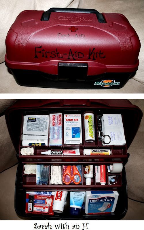 tackle box first aid kit… Brilliant!!!