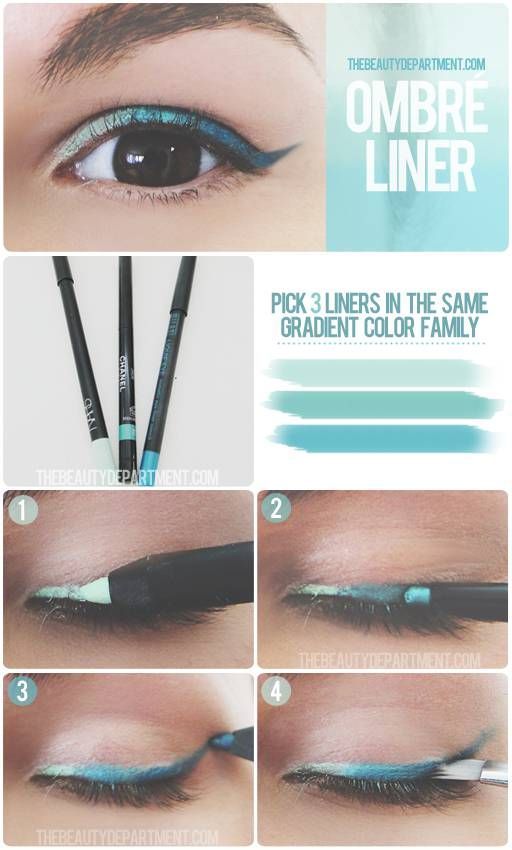 The Cat Eye with a twist! Try this fun  flirty graduated liner look!