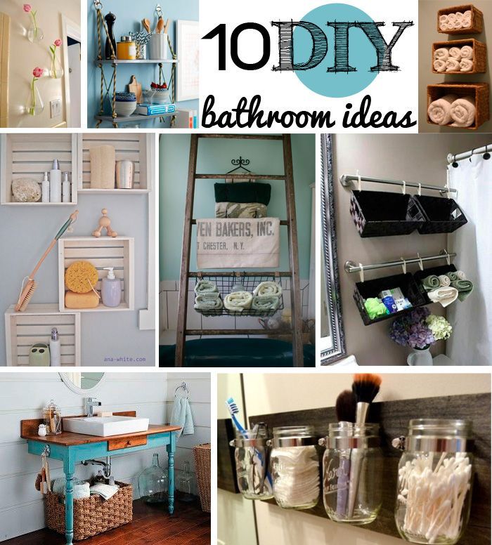 10 DIY bathroom decor ideas- so much fun!