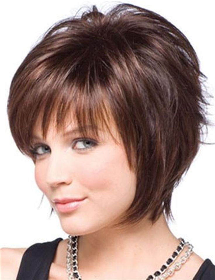 Very short haircuts for women with round faces