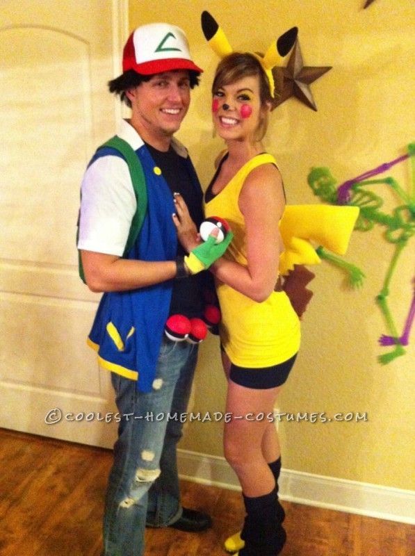 Great Pikachu and Ash Couple Halloween Costume …This website is the Pinterest