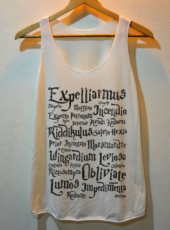 Harry Potter spells shirt….ummm yea i need