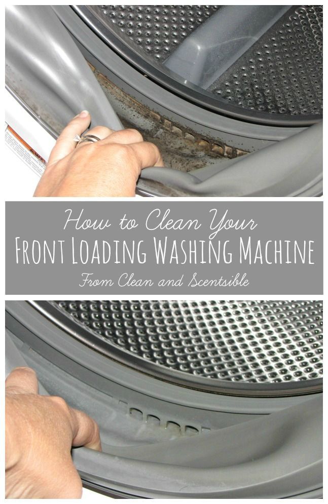 Instructions for how to clean your washing machine, get rid of mold and mildew a