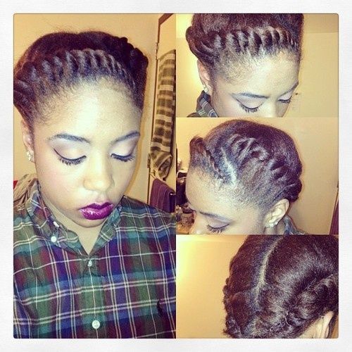 protective styles for natural hair | Natural Hair  Braid Styles / Great Protecti
