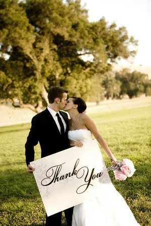 thank you photo – a must!