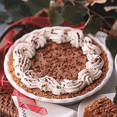This luscious, rich Cappuccino Chocolate Pie is a no-bake recipe- perfect for ca