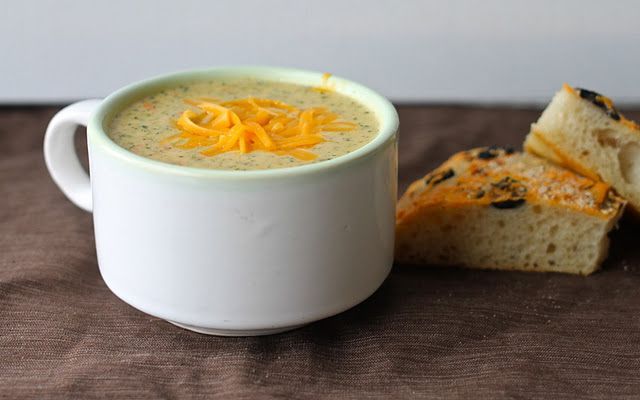 This was so good!  Panera brocolli cheese soup copy cat recipe–I made two batch