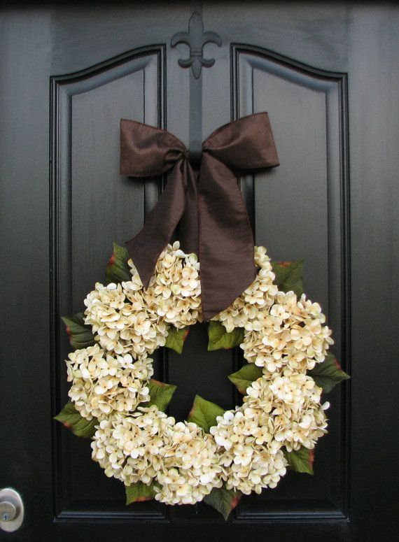 Wreaths Hydrangea Wreath Wreaths for All by twoinspireyou