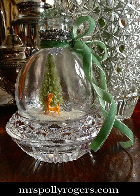 Christmas Decorating DIY Projects: Make your own keepsake holiday globe out of r