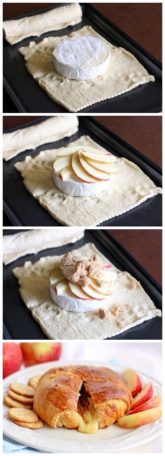 Crescent Wrapped Apple Brie