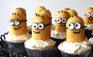 despicable me twinkie minion cupcakes Despicable Me 2: Easy Crafts for Kids of A