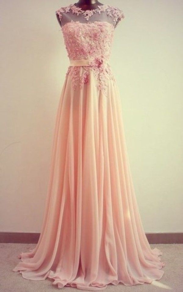 Dress: elegent evening wear prom blush pink debs ball gown