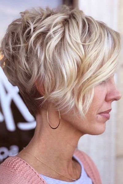 Fine Hair Style Short Hair Cuts for Women Over 50