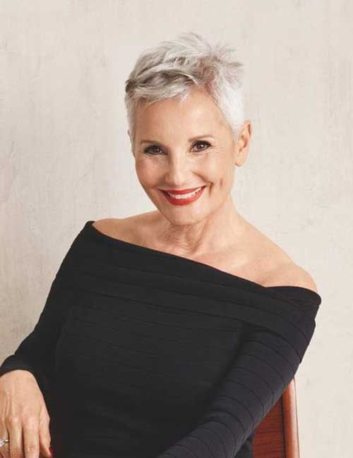 Latest Short Haircuts for Classy Older Women -   Fine Hair Style Short Hair Cuts for Women Over 50