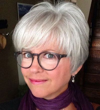 Fine Hair Style Short Hair Cuts for Women Over 50
