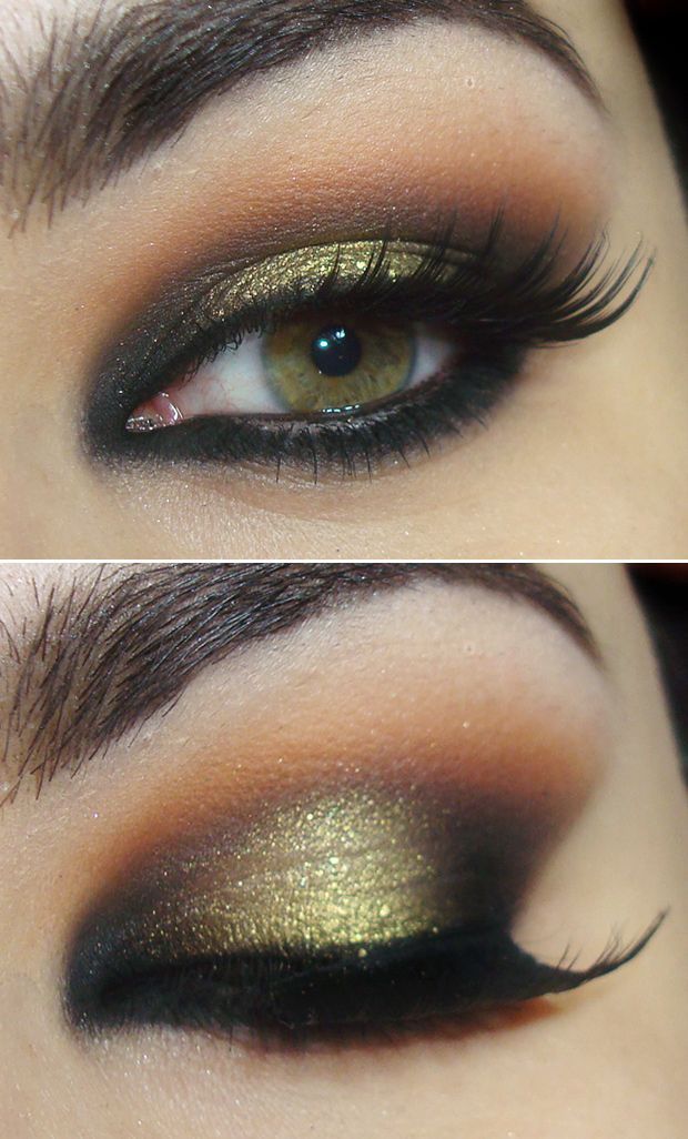 gold-makeup
