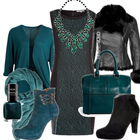 great style with emerald green – Winter Outfit