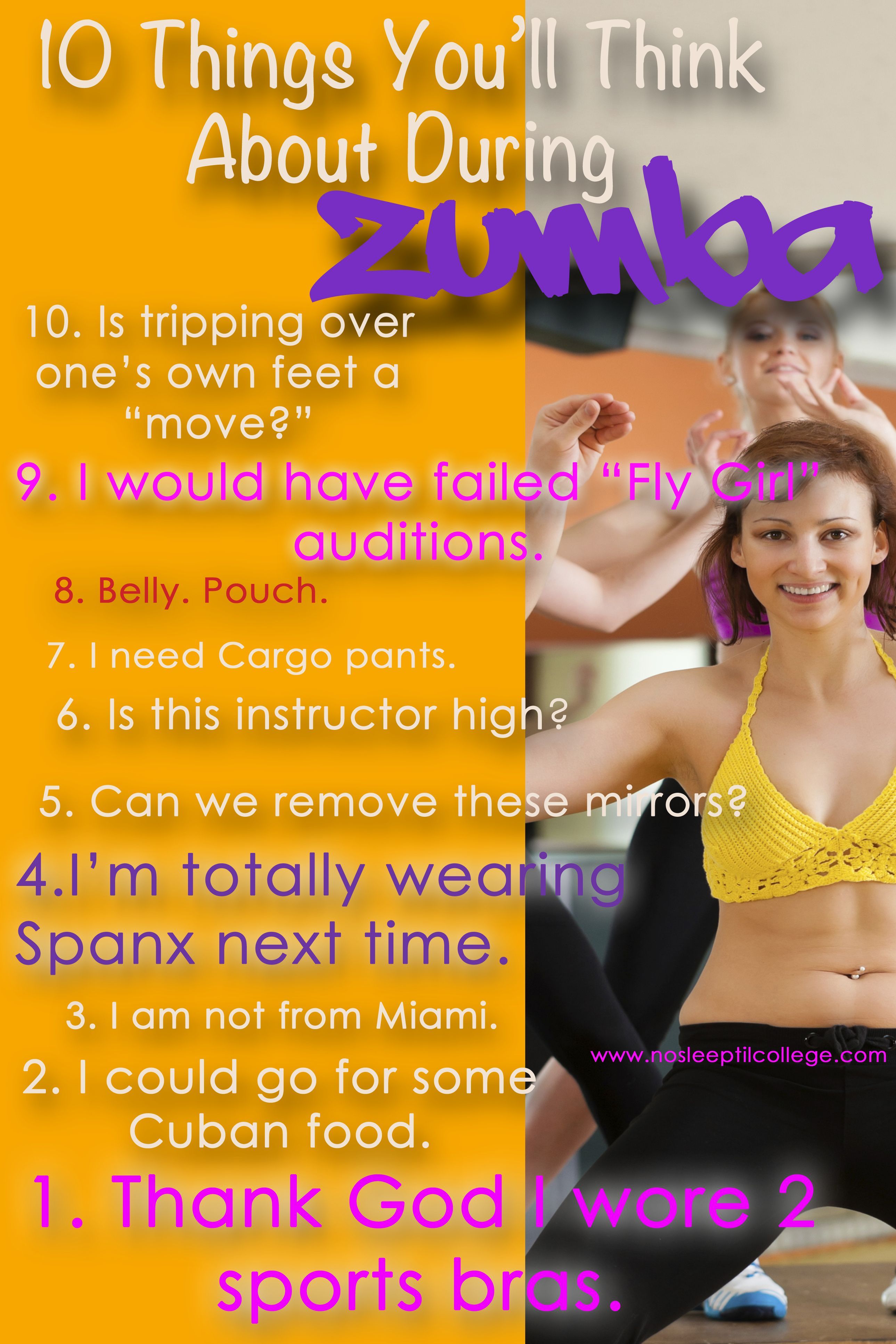 Have you taken a Zumba class? Here are 10 things I learned from Zumba! #zumba