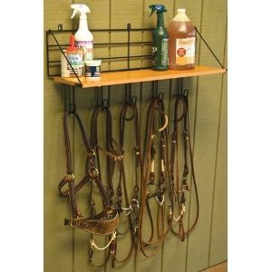I like the shelf/bridle rack. It would be nice for fly spray and all sorts of st