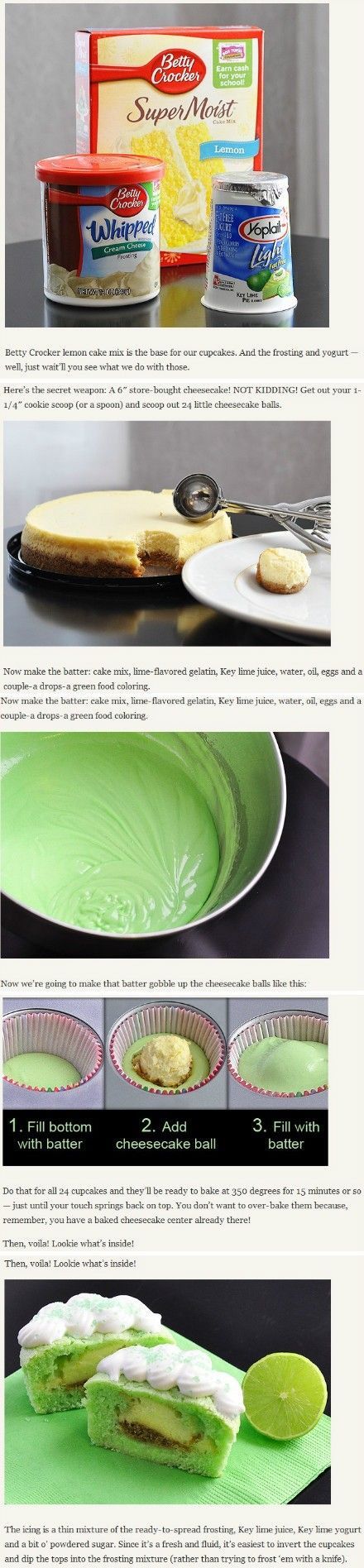 Key Lime Cupcakes…Amazing Recipe!!