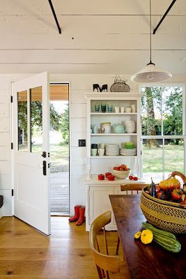 Mchant Design: a tiny house – love the white and open feel of this tiny house