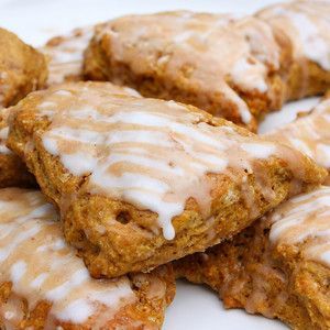 Pumpkin Scones  1¼ cups all-purpose flour  ¾ cup spelt flour (may use all-purp