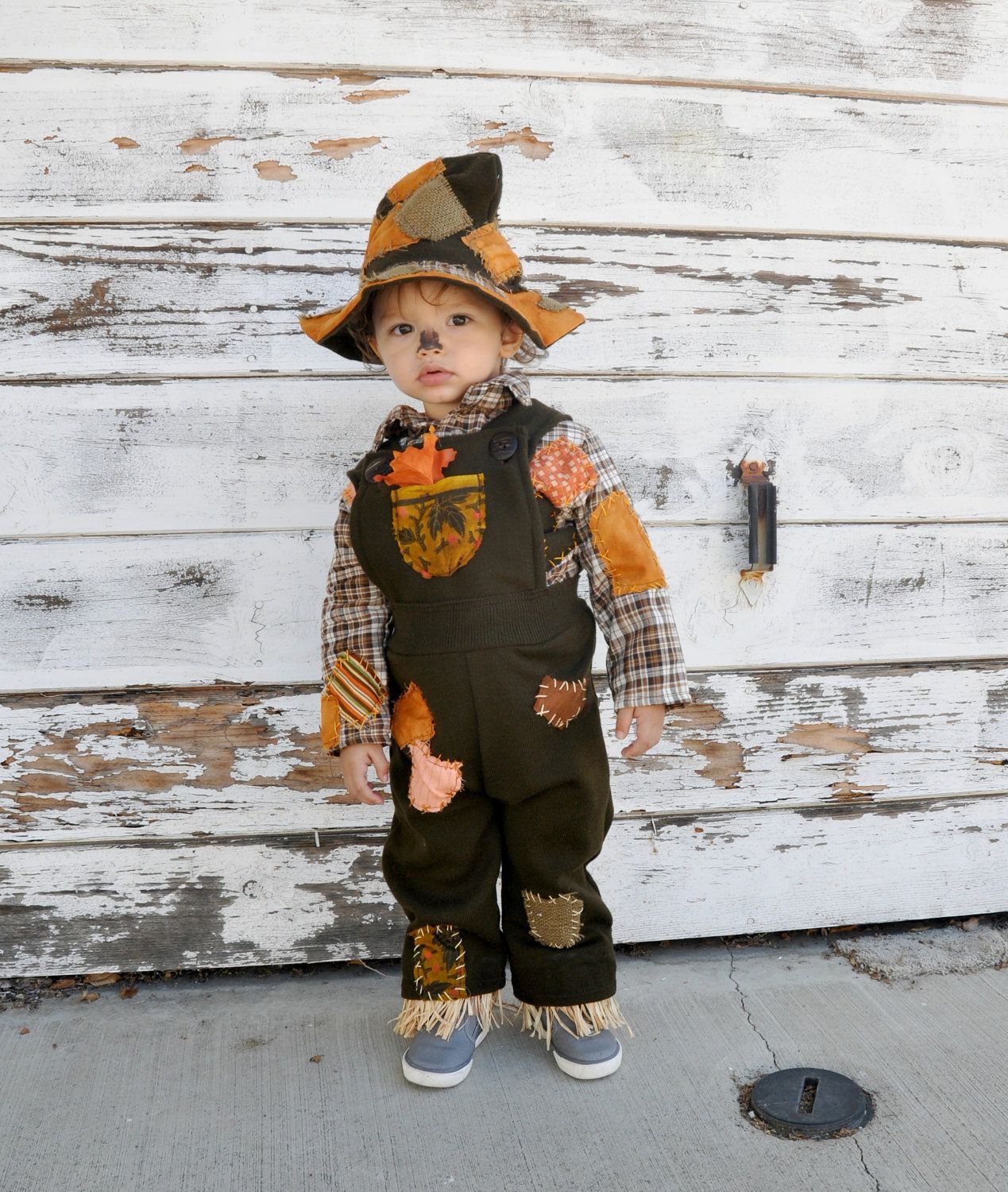 scarecrow costume babies boys toddler Kids children infant Halloween costumes..