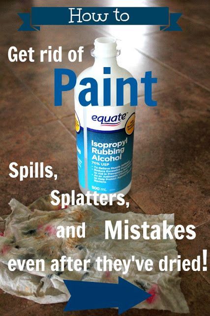 The Creek Line House: How to get rid of paint spills, splatters, and mistakes ev