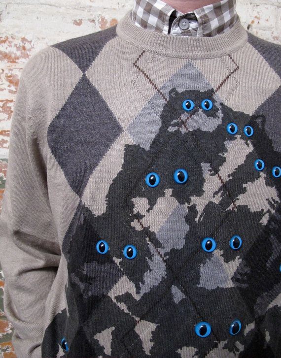 The Official Watson and Sherlock Crazy Cat Jumper by PrettySnake