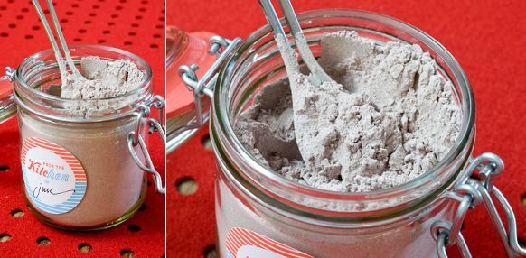 This Homemade Hot Chocolate Mix Recipe is quick, easy and when jarred and tied w
