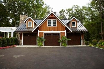 Ultimate man cave and sports car showcase – traditional – garage and shed – new