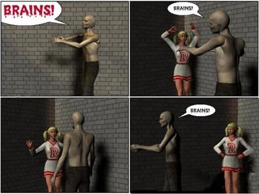 Zombie humor…love it!