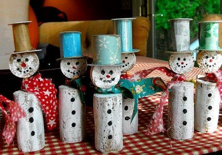 13 DIY Christmas Ornaments from Red Tricyckle: Cork Snowmen and Citrus Ornaments