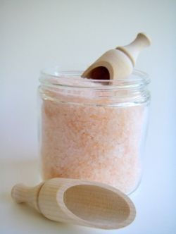 A jar of scented epsom salts (for foot soak) is simple to make and would make a