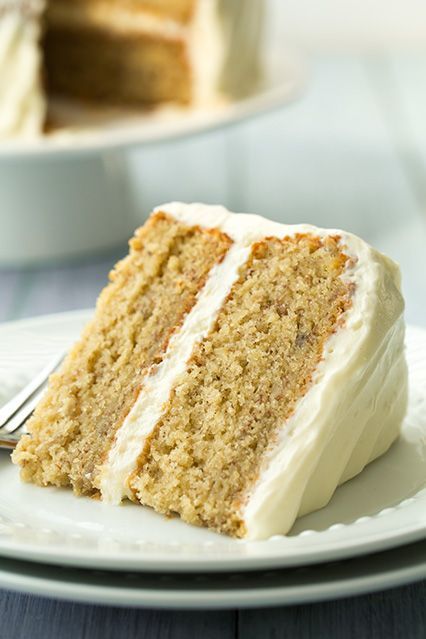 banana cake with fluffy cream cheese frosting | Cooking Classy – This looks to d