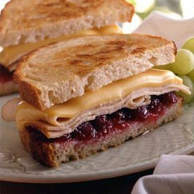 Countryside Cranberry Grill: Turkey leftovers get new life in this grilled sandw