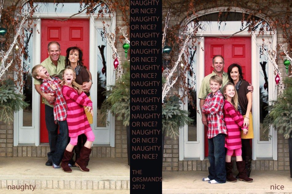 Family Christmas card idea.