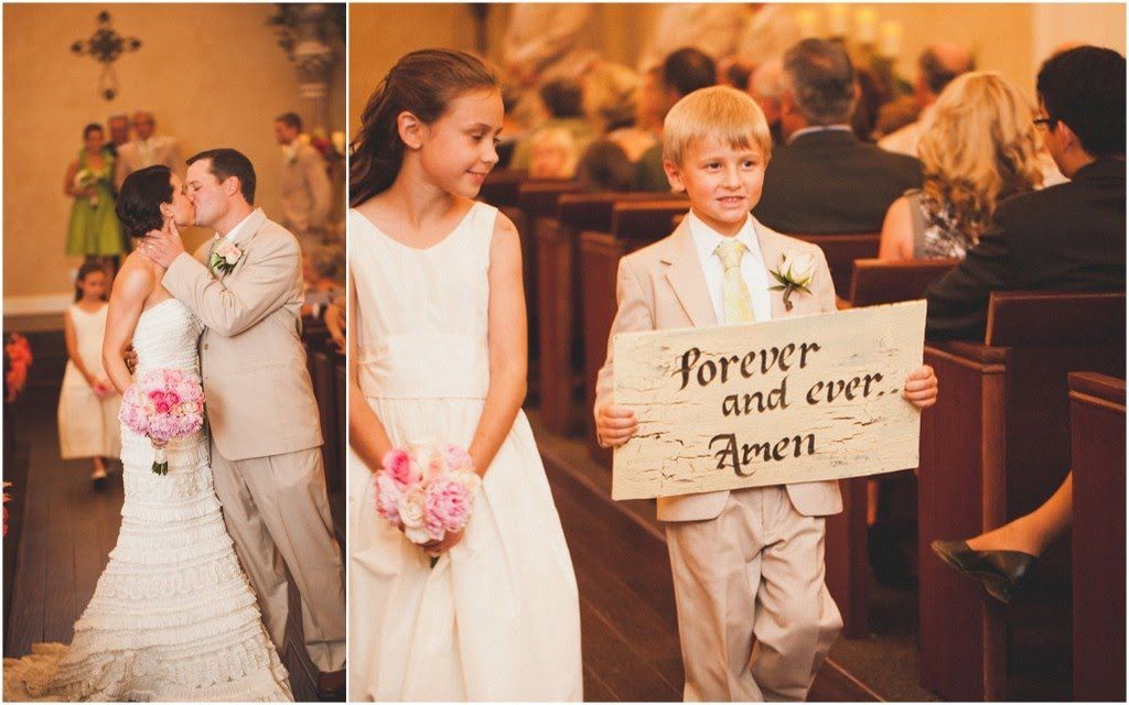 flower girl signs | love it except I would do forever and always