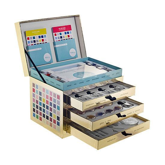For the serious DIY nail-art lover, the Ciat Nail Lab ($65) comes with everythin