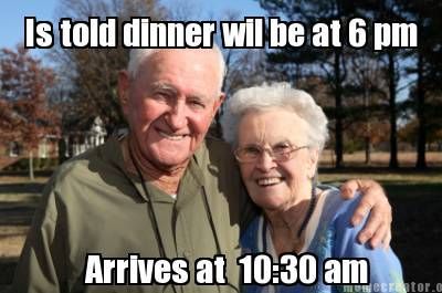 Grandparents on Thanksgiving