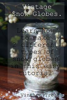 How to make Snow Globes