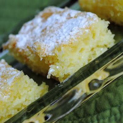 Just put these in the oven…Two-Ingredient Lemon Bars