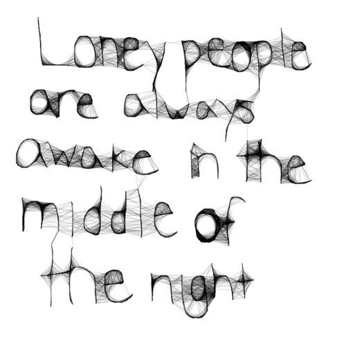 lonely people are always awake in the middle of the night, words, quotes