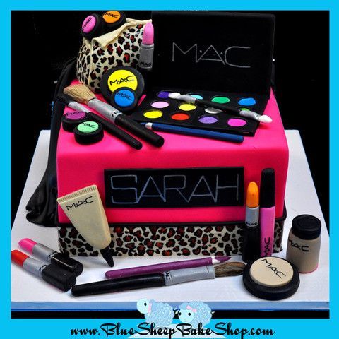 MAC Makeup Sweet 16 Cake. Screw sweet sixteen, I want that cake!